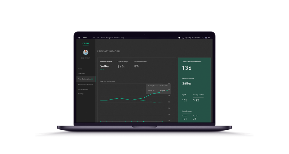 screenshot of Remi AI